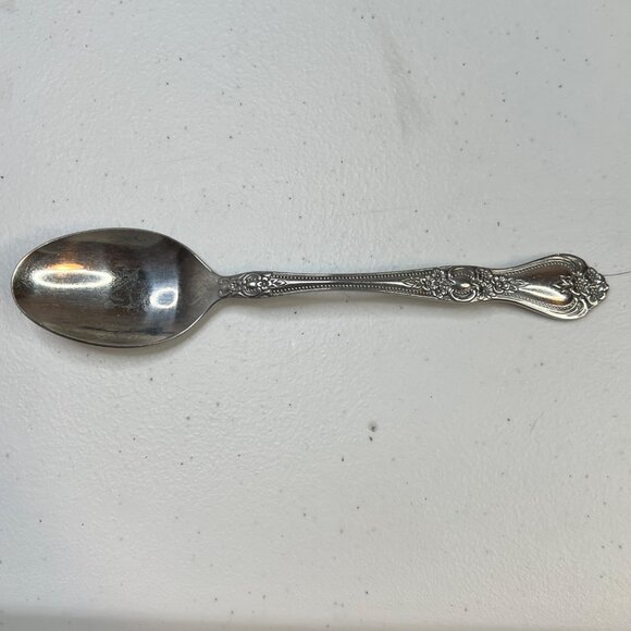 Precious Rose Stanley Roberts Rogers Co Stainless Teaspoon 1970s Korea - Picture 5 of 6
